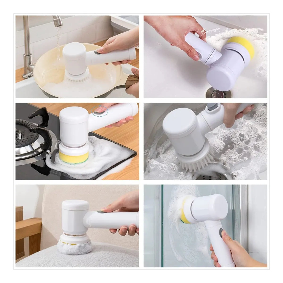 CEPILLO ELÉCTRICO LIMPIEZA RECARGABLE  🫧